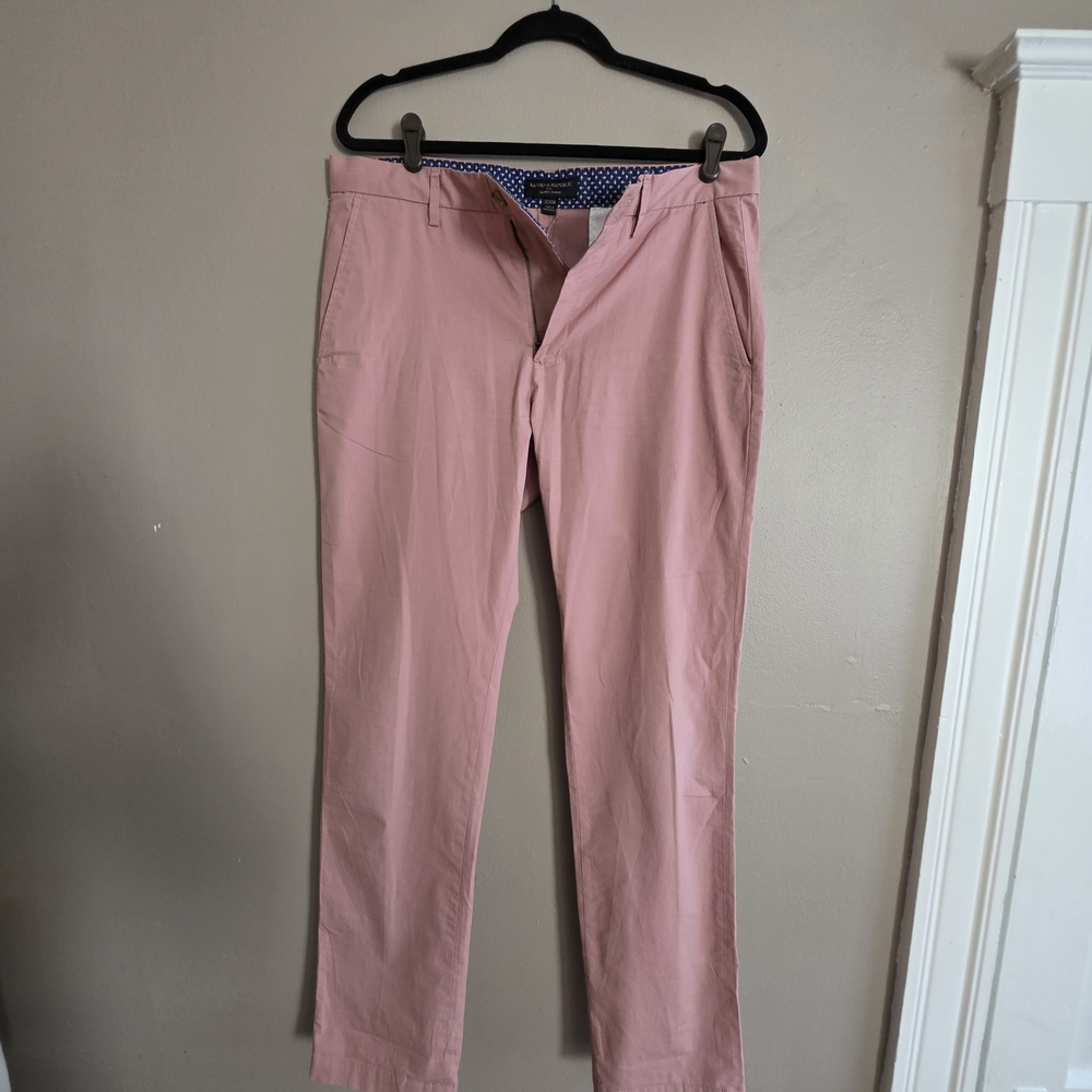 Banana Republic Men's Light Pink Chinos